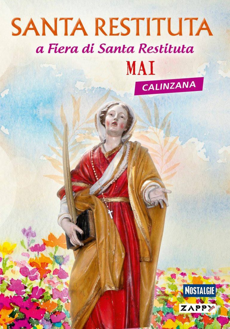 affiche sainte restitude calenzana corse